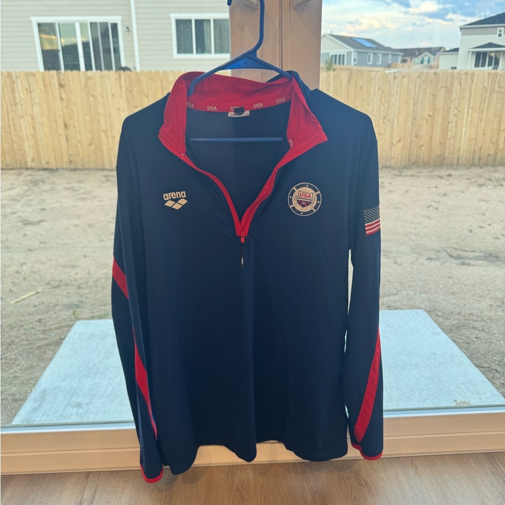 Arena USA Swimming Navy Pullover